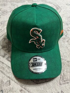 New Era 9FORTY A-Frame Chicago White Sox snapback cap in green